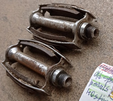 VECCHI PEDALI SPORTIVI SPECIALI RARISSIMI LEGNANO MARCATI 40 PRIMI ANNI 50 PEDALI VINTAGE