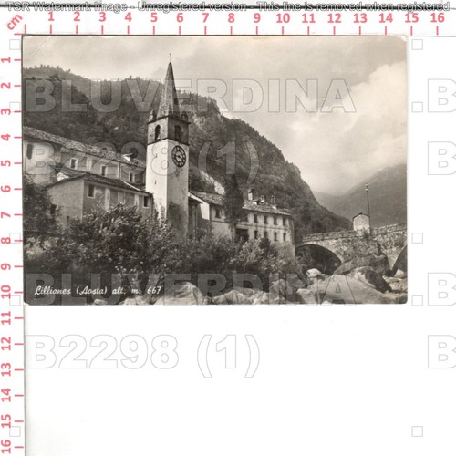 B2298 aosta 1955 lillianes - b2298,