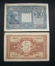 5 lire ATENA ELMATA + 10 lire