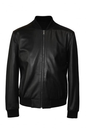Giacca pelle blouson - pelle, uomo