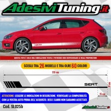 Kit 2 Adesivi Strisce Laterali