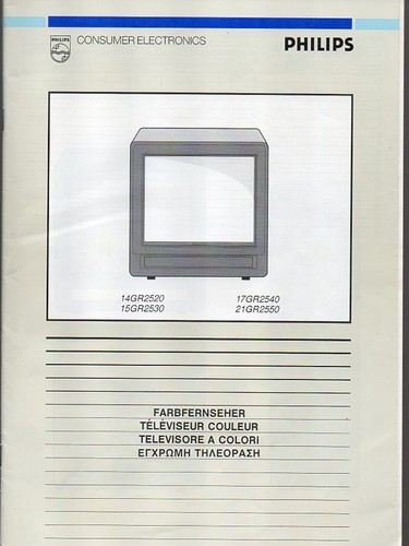 Televisore colori philips - a,