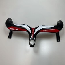 Manubrio integrato in carbonio 1-1/8" (28,6 mm) manubrio bici corsa drop barre 420 mm