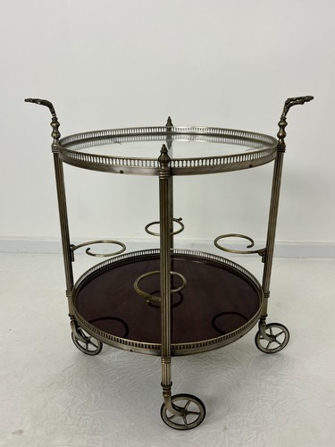 Carrello circolare mid - circolare, mid-century