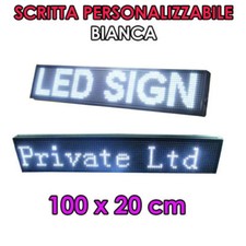 Insegna luminosa led scritta - led,