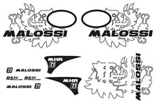 Kit adesivi MALOSSI "Trofeo