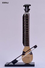 Showpieces Home Decor Strumento musicale decorativo in legno miniatura Esraj