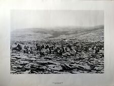 RICHARD LONG - Stones in Clare - Exhibition poster. Galleria Toselli Milano 1974