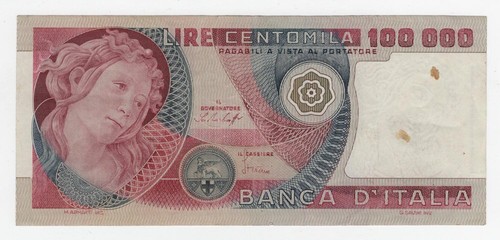 Italian republic 100 - republic, 100,000