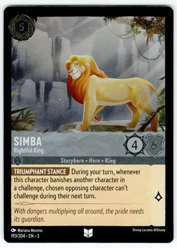 Lorcana holo simba - lorcana,