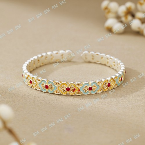 Bracciale smalto motivo - bm,