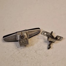 Chiusura Cofano Baule Posteriore Originale con Chiave Fiat 850 Sport Coupè Epoca