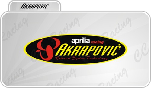 Adesivo stickers akrapovic - adesivo,