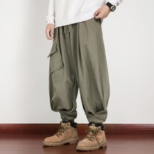 Mens Hip Hop Elastic Waist