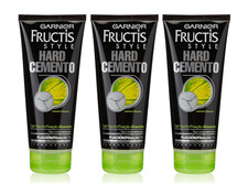 3 X GARNIER FRUCTIS STYLE HARD CEMENTO GEL FISSAGGIO ASSOLUTO 200ML PER CAPELLI