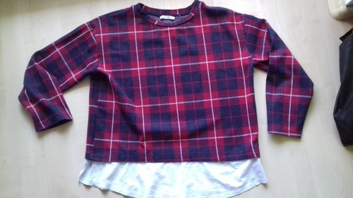 Felpa maglione corto - a, strati