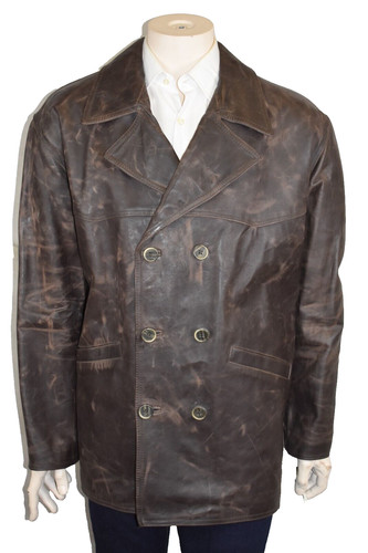 Trench uomo vera pelle - trench,