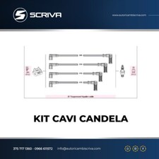 Kit cavi candela fiat - candela, seicento