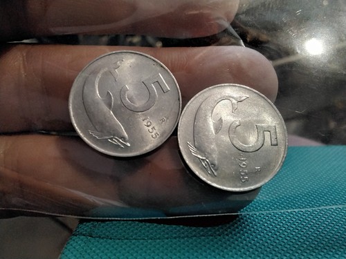 Moneta lire del 1955 - lire,