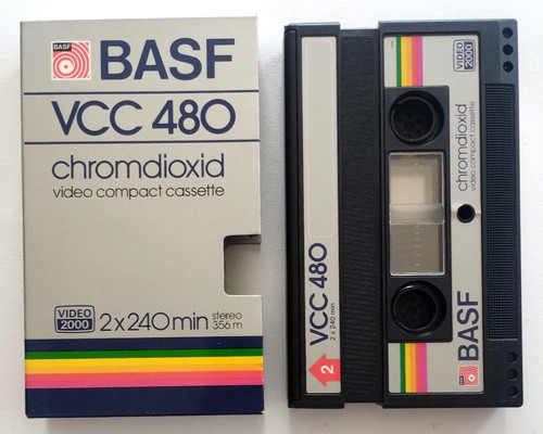 Vhs basf vcc480 - video, 2000