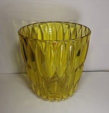 Vaso Design KARTELL JELLY Plastica Giallo Made in Italy