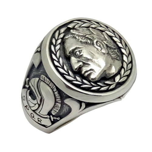 Anello uomo imperatore romano - imperatore,
