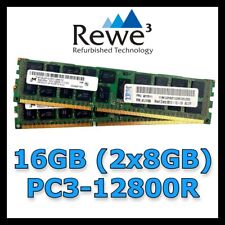 16GB (2x8GB) PC3-12800R Micron Registered ECC DDR3-1600 47J0169 *NON PER PC*