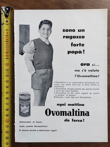 Pubblicità vintage del - , 1959