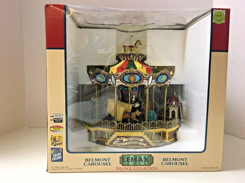 Lemax belmont carousel - belmont,