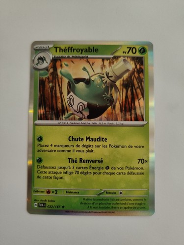 Carte pokémon théffroyable - carte,