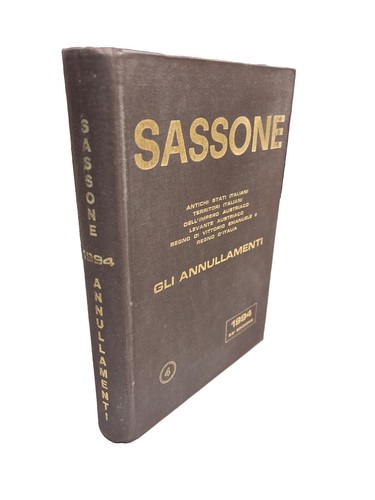 Catalogo annullamenti sassone - catalogo,