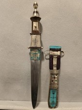 Antico pugnale tuareg tribale