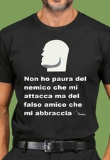 Mussolini T-shirt Uomo Nera Tg M 