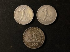 ARGENTO LOTTO DI 2 KOPECKS RUSSIA 1924 E 500 LIRE CARAVELLE 1970
