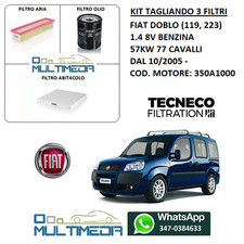 KIT TAGLIANDO 3 FILTRI TECNECO