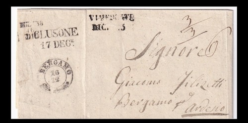 Lombardo veneto 1850 lettera - 1850,