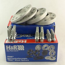 H&R Passaruota 30/50mm Argento per Fiat Grande Punto Tipo 199