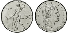 Repubblica  Italiana - 50 Lire