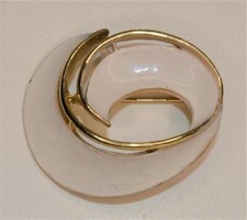 Spilla Rotonda Vintage Firmata
