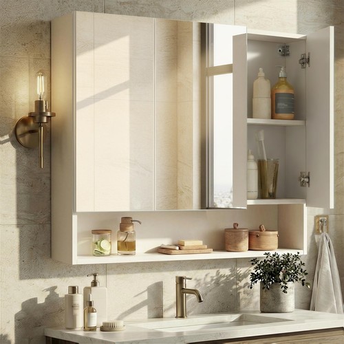 Armadio specchio parete bagno - specchio,