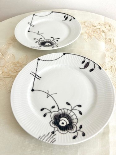 Royal copenhagen black fluted - black,