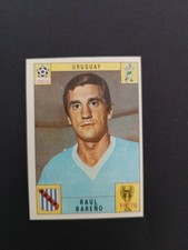 FIGURINA BARENO  1970 URUGUAY ALBUM CALCIATORI MEXICO 70 PANINI 1970 RECUPERO