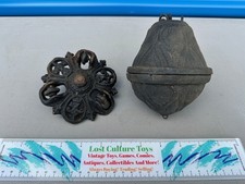 Antico lampadario in ghisa a