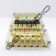 Portafusibile GS Audio ANL IN:3x70 OUT:6x70 | Positivo/Negativo 6 Vie
