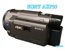 Sony FDR-AXP35 4K Videocamera Handycamera 10x Zoom Ottico Proiettore Integrato Nero