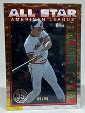 Cal Ripken Jr. #90AS-39 Green Foil 2025 Topps All-Star 1990 Insert /99 #’d