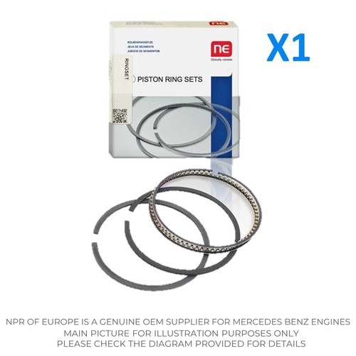 Piston ring fiat - piston, tempra