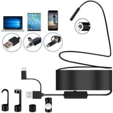 Endoscopio USB 1080P 3-in-1