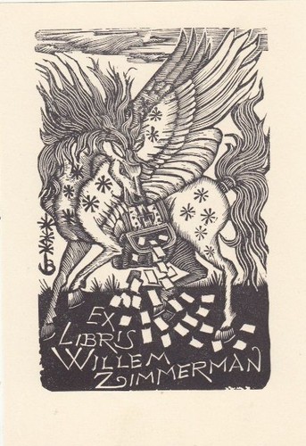 Exlibris bookplate stampa alta - exlibris,
