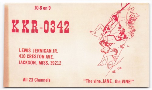 Carta qsl vintage kkr - qsl, kkr-0342